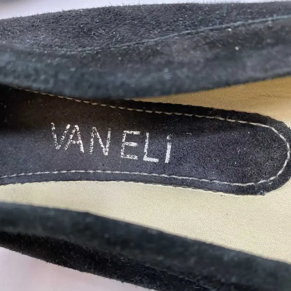 Vaneli Black Suede Loafer | Women’s US 7.5 Regular